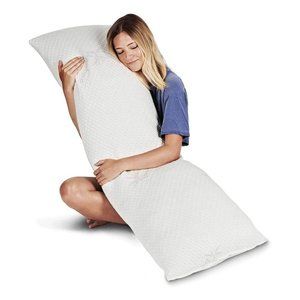 Snuggle-Pedic Full Body Pillow for Adults - GreenGuard Gold Certified 20 x 54 Lo